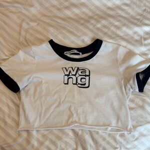 Alexander Wang Kids Tee with Black Trim